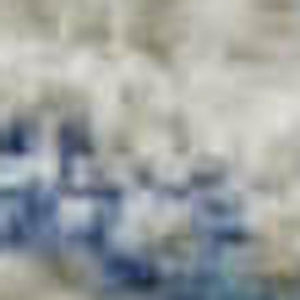 HomeRoots 9' X 12' Sky Blue Gray Ivory Abstract Area Rug - UV Protected, Washable & Perfect for High-Traffic Spaces 706696