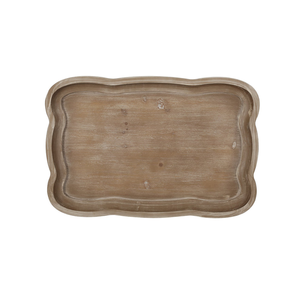 English Elm Christopher Knight Home® - End Hourglass Accent Table with Lipped Rectangular Top, French Country Firwood Charm and Elegance Natural+White N771P223027Y