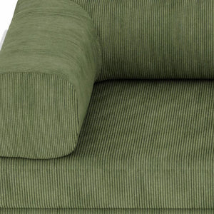 HomeRoots 94" Gray Chenille Modular Sleeper Sofa - Comfortable, Stylish, and Versatile for Any Space! 706810