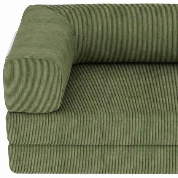 HomeRoots 94" Gray Chenille Modular Sleeper Sofa - Comfortable, Stylish, and Versatile for Any Space! 706810
