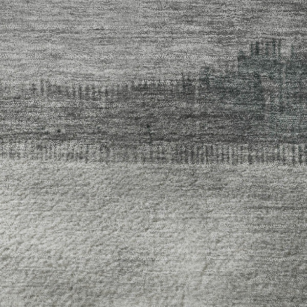 HomeRoots 5' X 8' Blush and Gray Striped Area Rug - UV Protected, Stain Resistant, Machine Washable Design! 706821