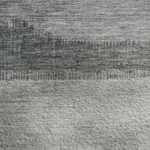 HomeRoots 9' X 12' Blush & Gray Striped Washable Area Rug - UV Protected, Stain-Resistant, Non-Slip Backing! 706824