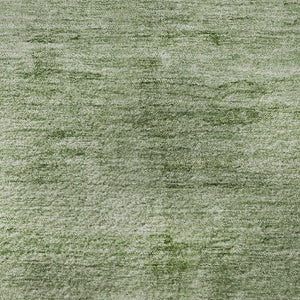 HomeRoots 10' X 14' Artichoke Green Abstract Area Rug - Washable, UV-Protected, Stylish & Durable for Homes 706849