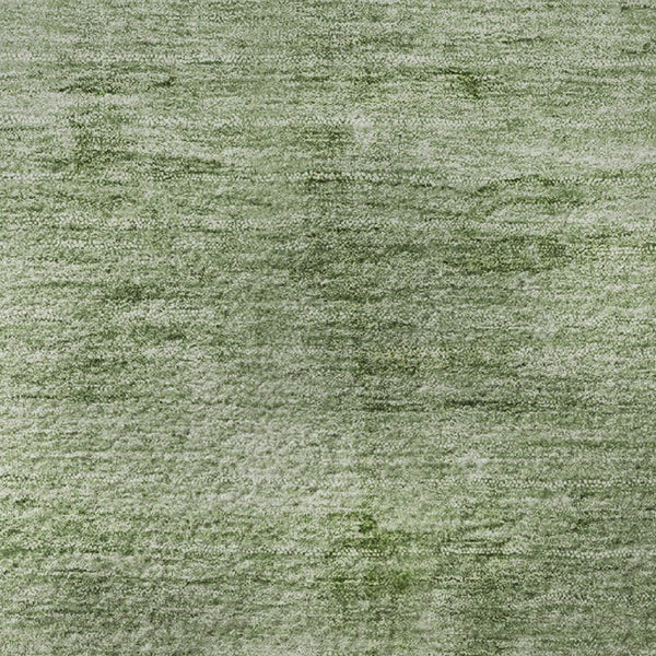 HomeRoots 10' X 14' Artichoke Green Abstract Area Rug - Washable, UV-Protected, Stylish & Durable for Homes 706849