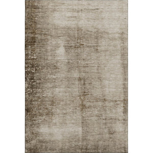 HomeRoots 5' X 8' Beige and Brown Abstract Area Rug - Washable, UV-Protected, Durable, Perfect for Homes 706851