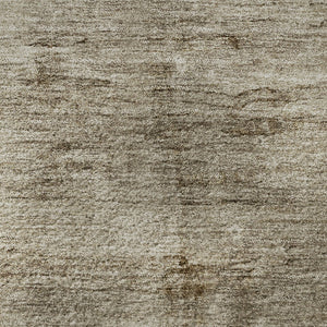 HomeRoots 8' X 10' Beige And Brown Abstract Area Rug – Durable, Washable, UV Protected, Non-Slip for Busy Homes! 706853