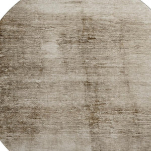 HomeRoots 8' X 10' Beige And Brown Abstract Area Rug – Durable, Washable, UV Protected, Non-Slip for Busy Homes! 706853