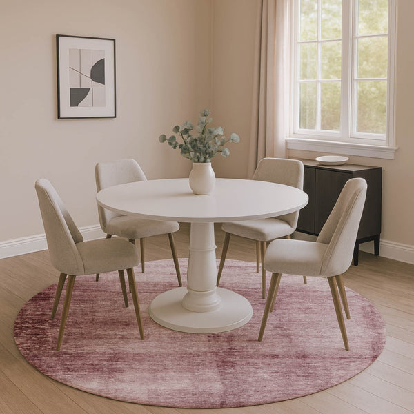 HomeRoots 8' X 10' Blush & Pink Abstract Washable Area Rug – UV Resistant, Soft, Durable, Perfect for Living Spaces 706859