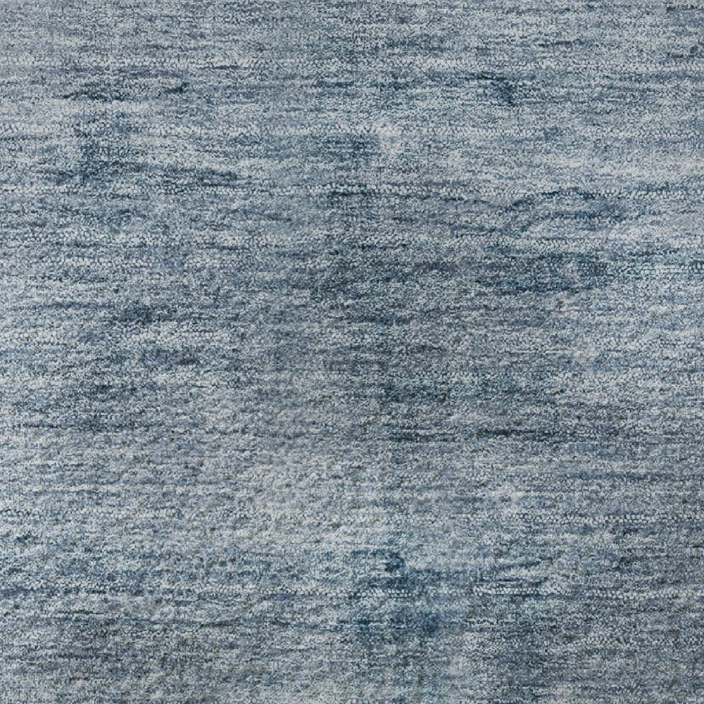HomeRoots 5' X 8' Denim Blue & Sky Blue Abstract Area Rug – Washable, UV-Protected, Durable for High-Traffic Areas 706863