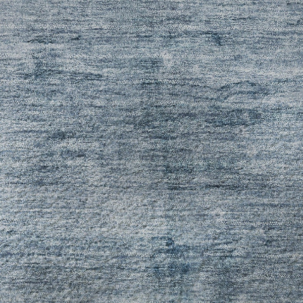HomeRoots 5' X 8' Denim Blue & Sky Blue Abstract Area Rug – Washable, UV-Protected, Durable for High-Traffic Areas 706863