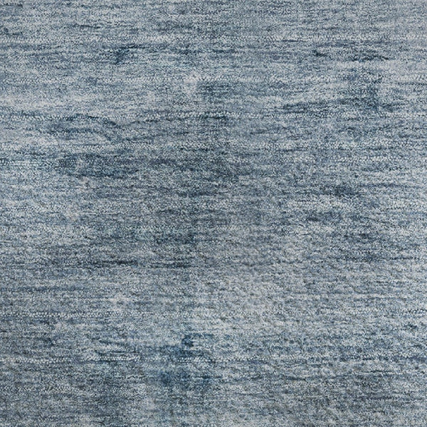 HomeRoots 5' X 8' Denim Blue & Sky Blue Abstract Area Rug – Washable, UV-Protected, Durable for High-Traffic Areas 706863
