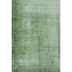 HomeRoots 5' X 8' Green and Beige Abstract Area Rug - Durable, Stain-Resistant with UV Protection for Modern Homes 706869