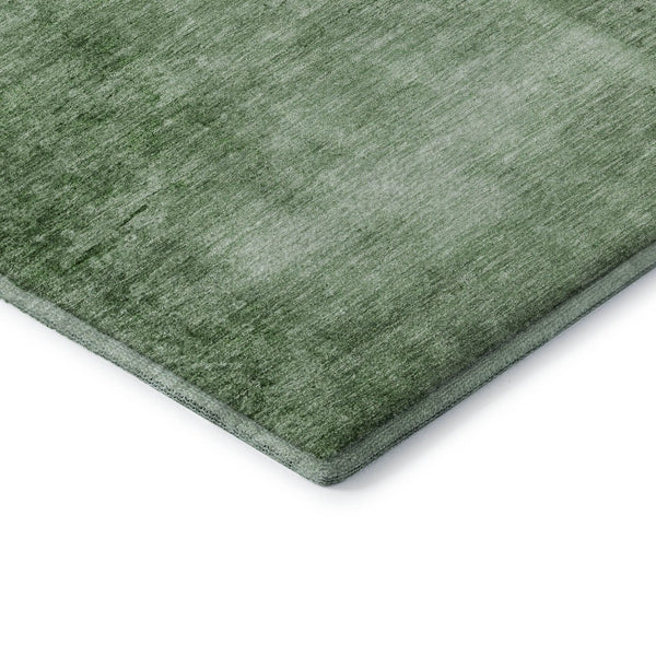 HomeRoots 9' X 12' Stylish Green & Beige Abstract Washable Area Rug with UV Protection for High-Traffic Spaces 706872