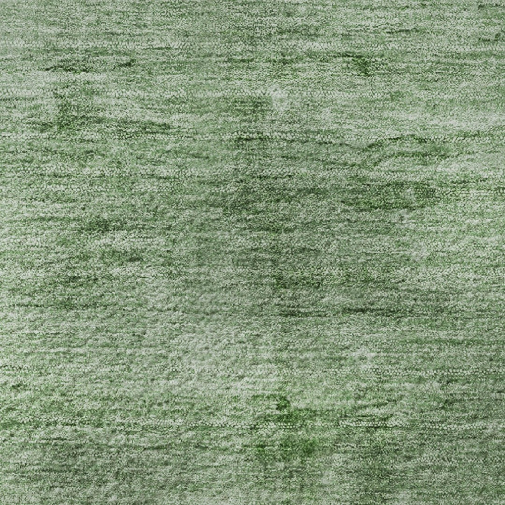 HomeRoots 9' X 12' Stylish Green & Beige Abstract Washable Area Rug with UV Protection for High-Traffic Spaces 706872