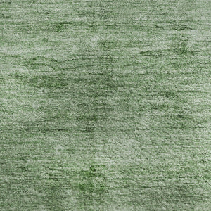 HomeRoots 9' X 12' Stylish Green & Beige Abstract Washable Area Rug with UV Protection for High-Traffic Spaces 706872