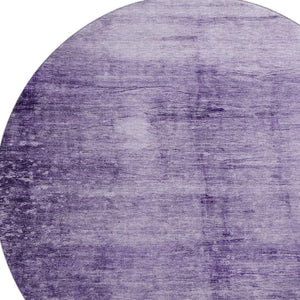 HomeRoots 8' X 10' Washable Purple and Lavender Abstract Area Rug with UV Protection for High-Traffic Spaces 706883
