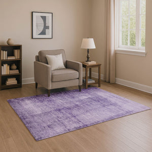 HomeRoots 10' X 14' Purple & Lavender Abstract Area Rug - Washable, UV Protected, Ideal for Busy Homes! 706885