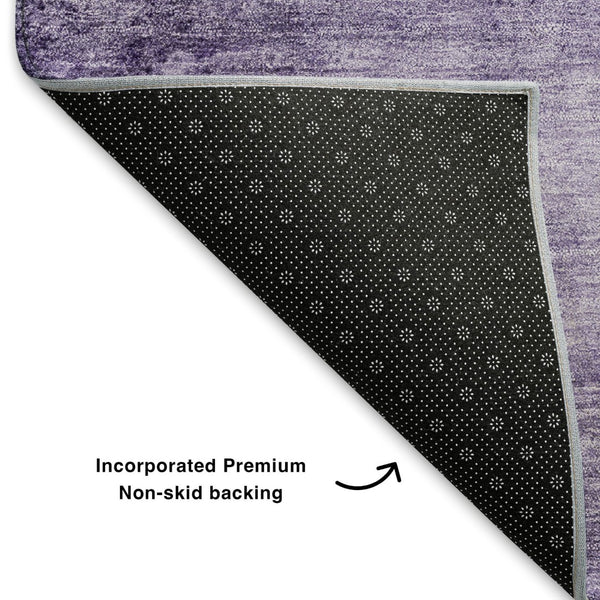 HomeRoots 10' X 14' Purple & Lavender Abstract Area Rug - Washable, UV Protected, Ideal for Busy Homes! 706885