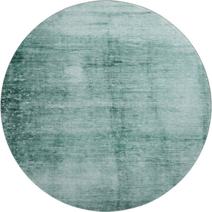 HomeRoots 8' X 10' Vibrant Teal & Aqua Abstract Washable Area Rug with UV Protection for Modern Spaces 706889