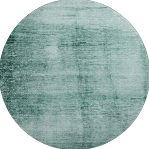 HomeRoots 8' X 10' Vibrant Teal & Aqua Abstract Washable Area Rug with UV Protection for Modern Spaces 706889