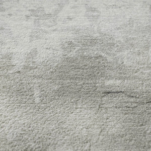 HomeRoots 10' X 14' Gold and Gray Abstract Area Rug - Washable, UV Protected, Stain Resistant for Busy Homes 706903
