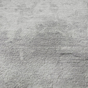 HomeRoots 8' X 10' Abstract Purple and Gray Washable Area Rug with UV Protection for High-Traffic Homes 706907