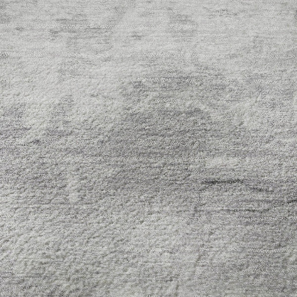 HomeRoots 8' X 10' Abstract Purple and Gray Washable Area Rug with UV Protection for High-Traffic Homes 706907
