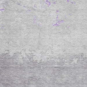HomeRoots 10' X 14' Abstract Purple and Gray Area Rug – Washable, UV Protected, Non-Slip for High-Traffic Areas 706909
