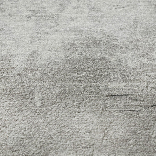 HomeRoots 8' X 10' Salmon & Gray Abstract Area Rug - Washable, UV Protected, Ideal for Family Spaces & More! 706913