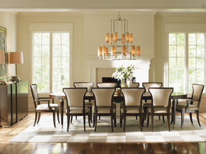 Lexington Seneca Elegant Upholstered Arm Chair With Nailhead Trim And Luxurious Cobblestone Rose Gold Fabric Arlington  706-883-01