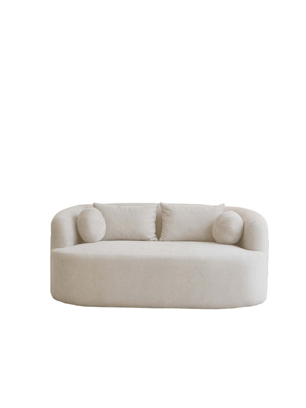 English Elm Sofa-in-a-box, Chenille Loveseat Frameless Foam 2 Seater for Modern Living Spaces W668P381892