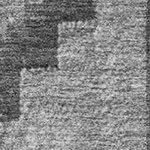 HomeRoots 8' Gray and Silver Ikat Washable Round Rug - Durable, UV-Protected, Non-Slip for Busy Homes 707224