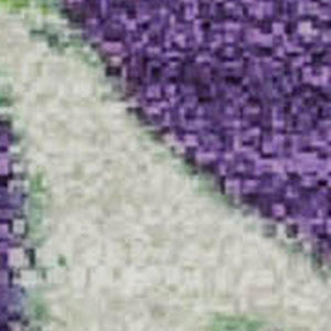 HomeRoots 10' Washable Geometric Area Rug in Purple, Green & Ivory – UV Protected for High-Traffic Spaces! 707281