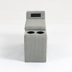 English Elm Modular Coffee Table With Storage, Usb Ports & Cupholders - Stylish Gray Accent For Living Rooms W3098P256999