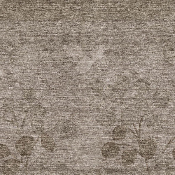 HomeRoots 9' X 12' Elegant Taupe and Beige Floral Area Rug - Washable, UV-Protected, Stain-Resistant Style 707526