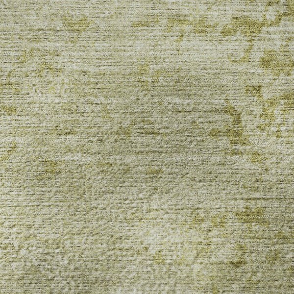 HomeRoots 8' X 10' Artichoke Green Abstract Washable Area Rug with UV Protection for Busy Homes & Style 707531