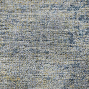HomeRoots 8' X 10' Navy Blue & Beige Abstract Washable Area Rug – Durable, Stylish, UV-Protected for Homes 707537