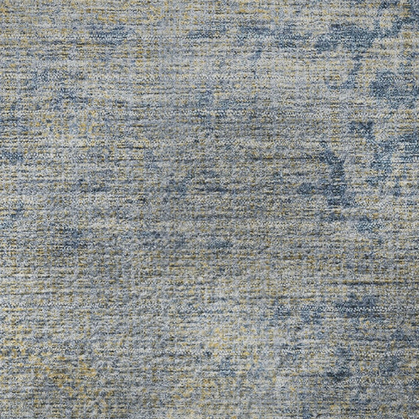 HomeRoots 8' X 10' Navy Blue & Beige Abstract Washable Area Rug – Durable, Stylish, UV-Protected for Homes 707537