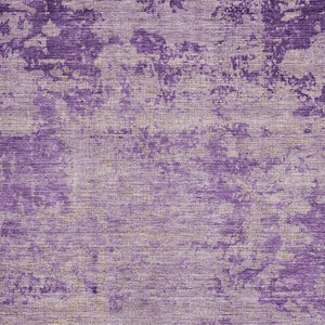 HomeRoots 5' X 8' Purple and Beige Abstract Area Rug - Washable, UV-Protected, Non-Slip for Family Spaces 707541