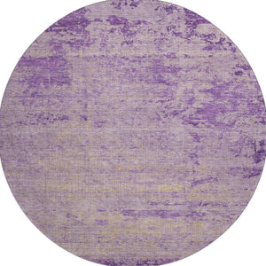 HomeRoots 8' X 10' Purple And Beige Abstract Area Rug - Stylish, Washable, UV Protected for Modern Living Spaces 707543