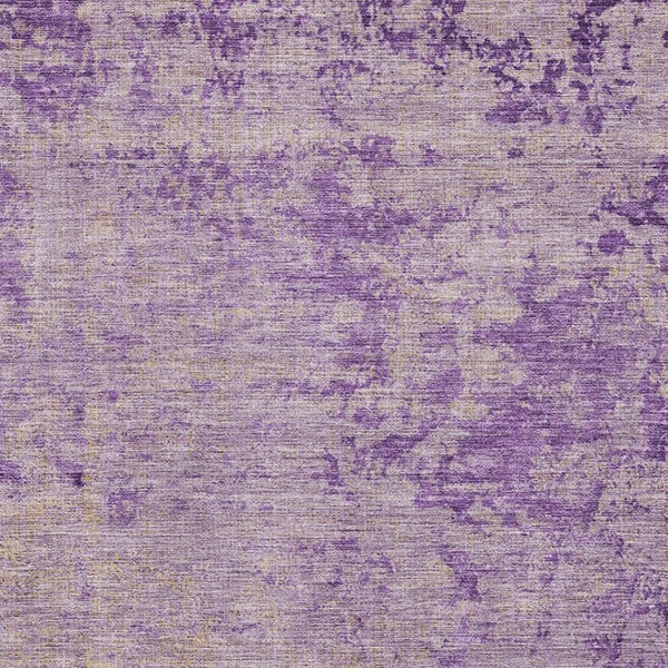HomeRoots 10' X 14' Purple and Beige Abstract Area Rug – Washable, UV Resistant, Ideal for Family Spaces 707545