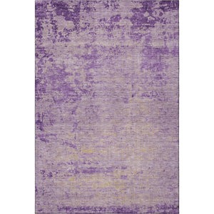 HomeRoots 10' X 14' Purple and Beige Abstract Area Rug – Washable, UV Resistant, Ideal for Family Spaces 707545
