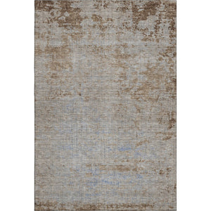 HomeRoots 5' X 8' Washable Taupe & Beige Abstract Area Rug with UV Protection for Modern Home Decor & Durability 707553