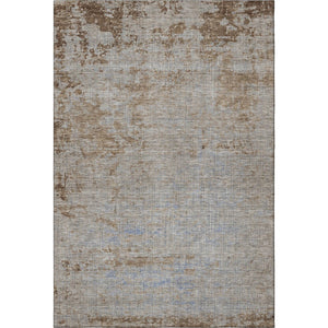 HomeRoots 5' X 8' Washable Taupe & Beige Abstract Area Rug with UV Protection for Modern Home Decor & Durability 707553