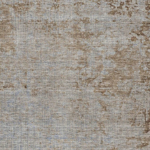 HomeRoots 8' Taupe And Beige Washable Round Rug – UV Protected, Stain-Resistant, Perfect for Homes with Kids & Pets 707554