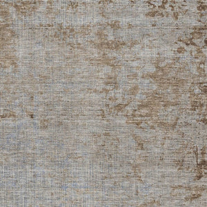 HomeRoots 9' X 12' Taupe and Beige Abstract Area Rug - Washable, UV-Protected, Durable for Homes with Kids & Pets 707556