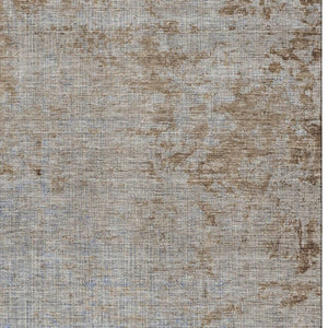 HomeRoots 10' X 14' Taupe and Beige Abstract Area Rug - Washable, UV Protected, Durable for Modern Living Spaces 707557