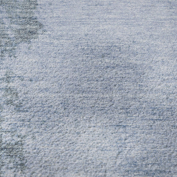 HomeRoots 8' X 10' Washable Blue & Gray Abstract Area Rug with UV Protection - Durable, Stylish, Pet-Friendly! 707567