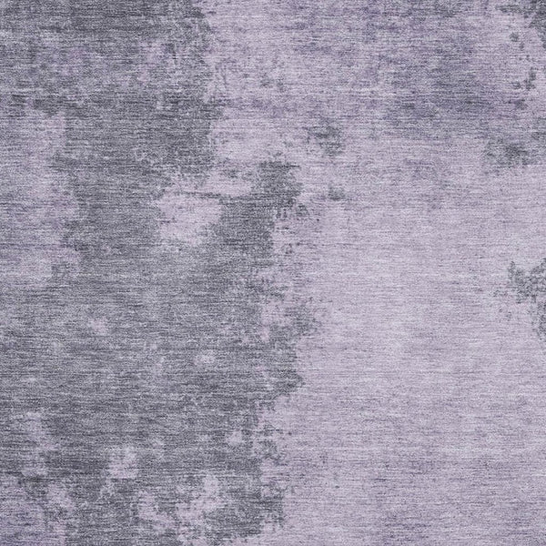 HomeRoots 5' X 8' Vibrant Purple & Gray Abstract Area Rug - Washable, UV Protected, Stain Resistant Design 707577