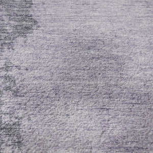 HomeRoots 8' X 10' Stylish Purple & Gray Washable Area Rug with UV Protection - Perfect for Busy Homes! 707579